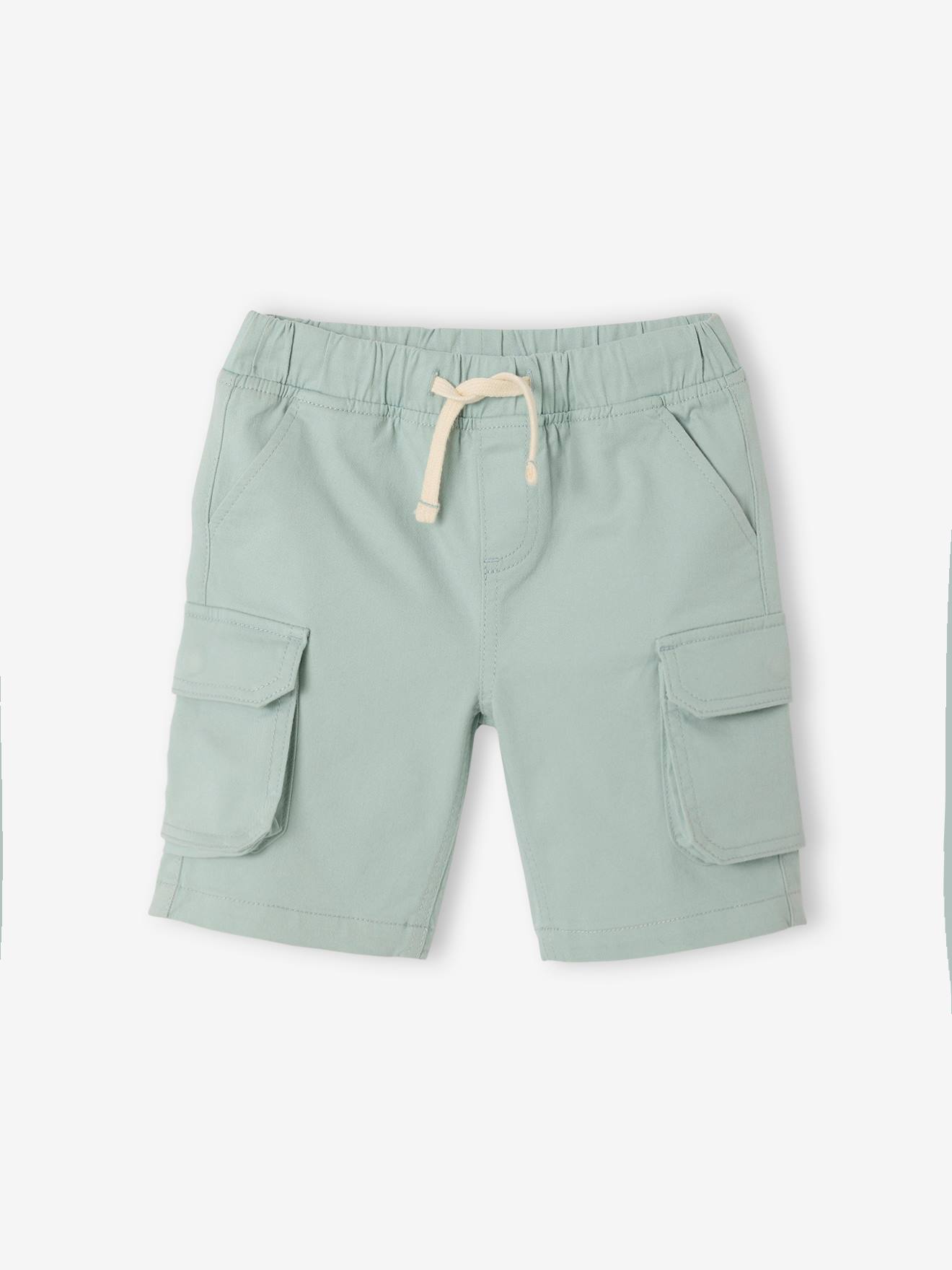 Short battle garçon facile à enfiler menthe