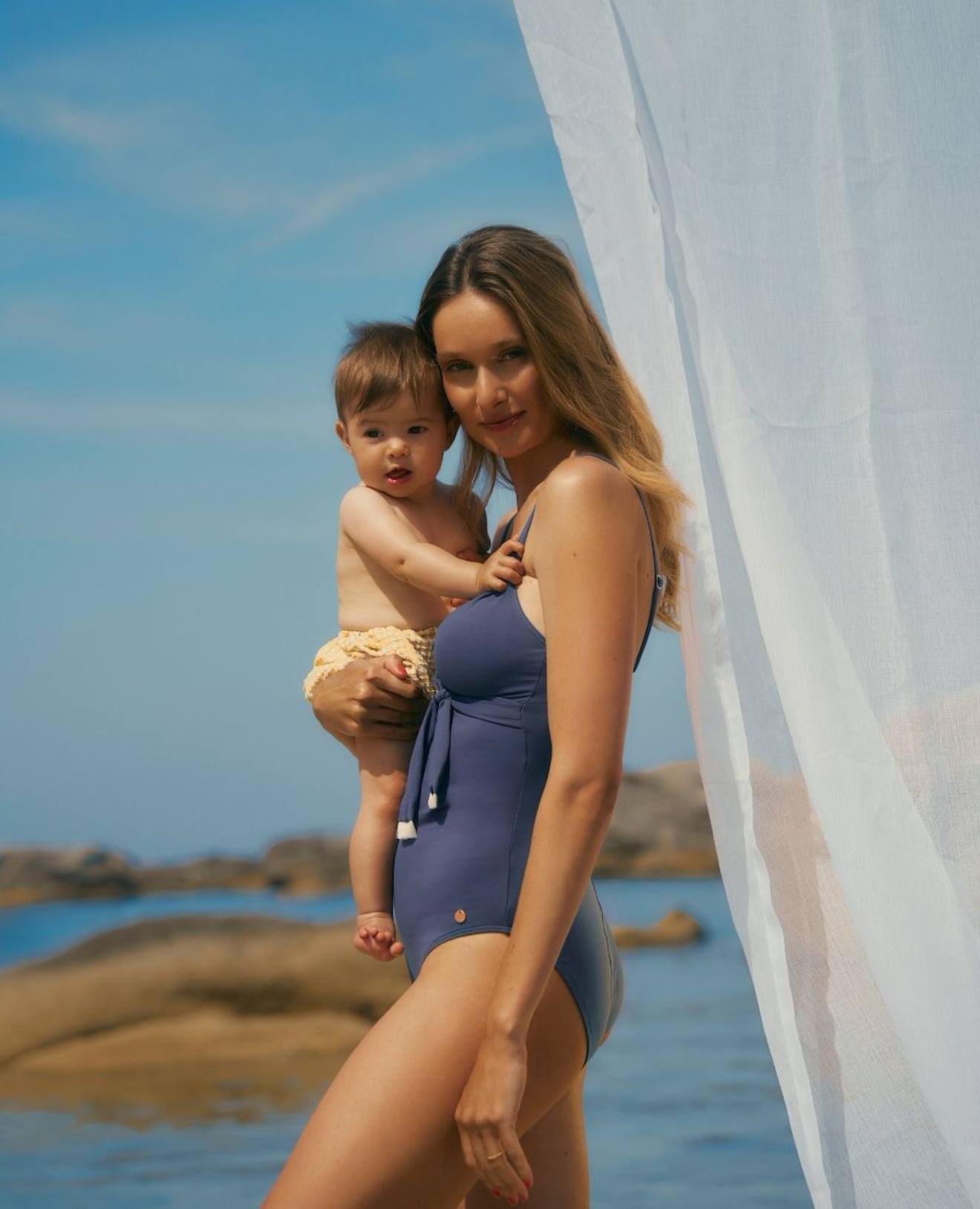 Bloomer De Bain Bébé Marty Jaune (Cache Coeur) - Image 3
