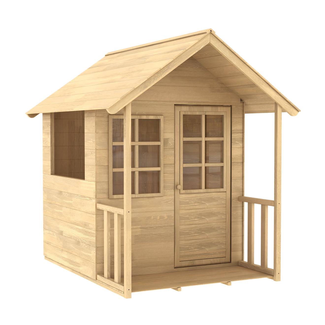 TP Toys - Maisonnette Cabane Enfant Lavande Bois Fsc® Marron