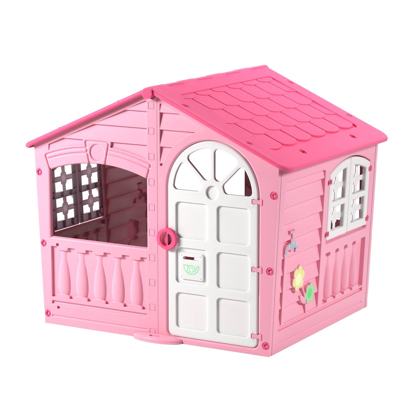 Maisonnette Cabane Barbe À Papa Plastique Rose