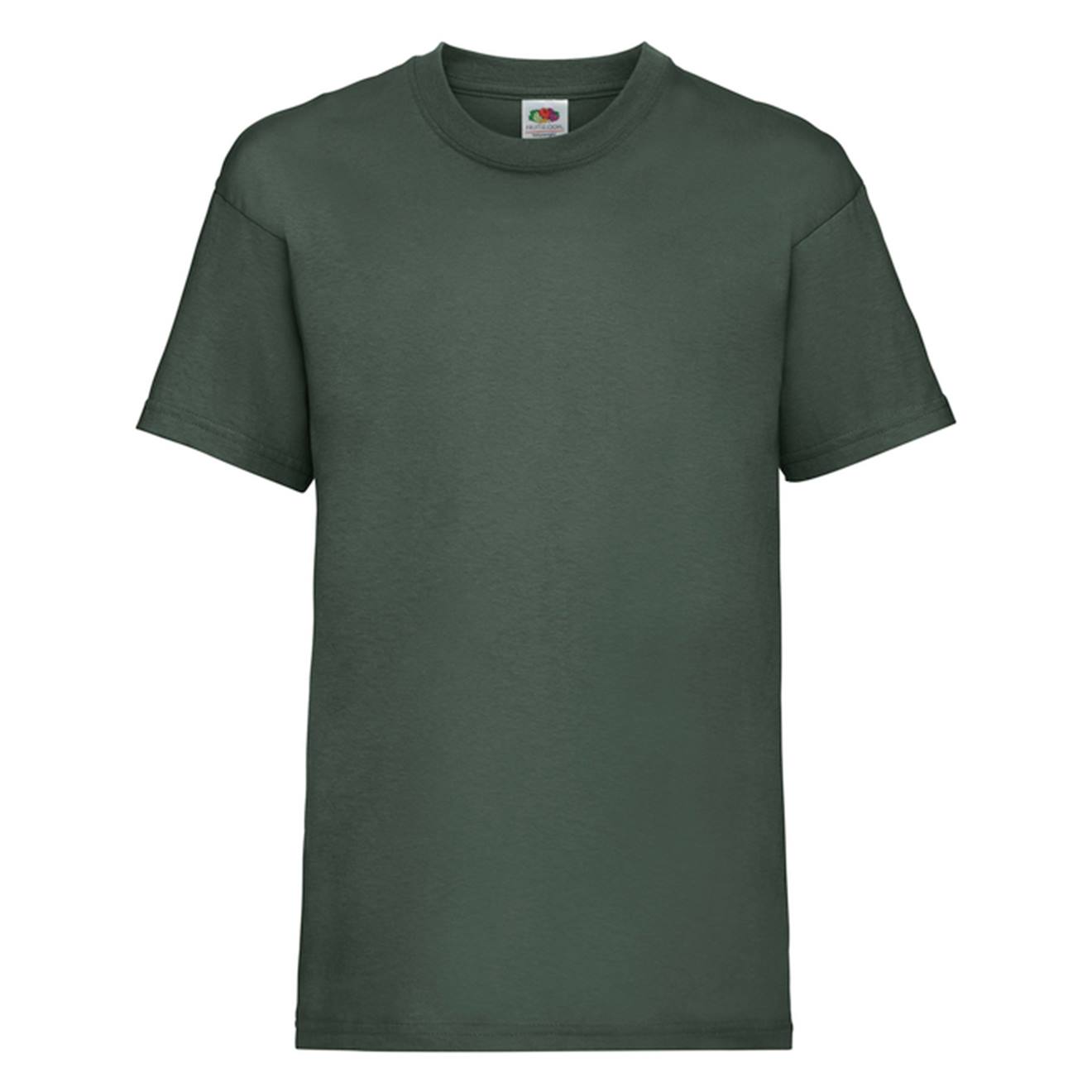 T-shirt Coton Valueweight Vert Bouteille