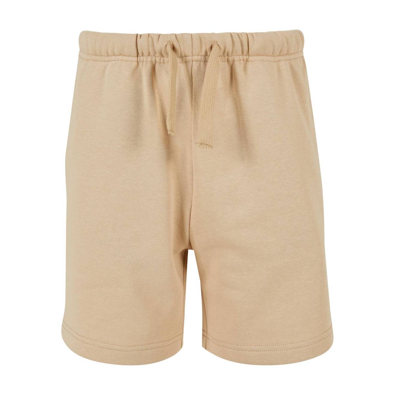 Short De Jogging Coton Basic Beige