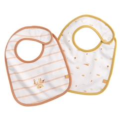 Puériculture-Repas-Lot de 2 bavoirs en coton - sunlight