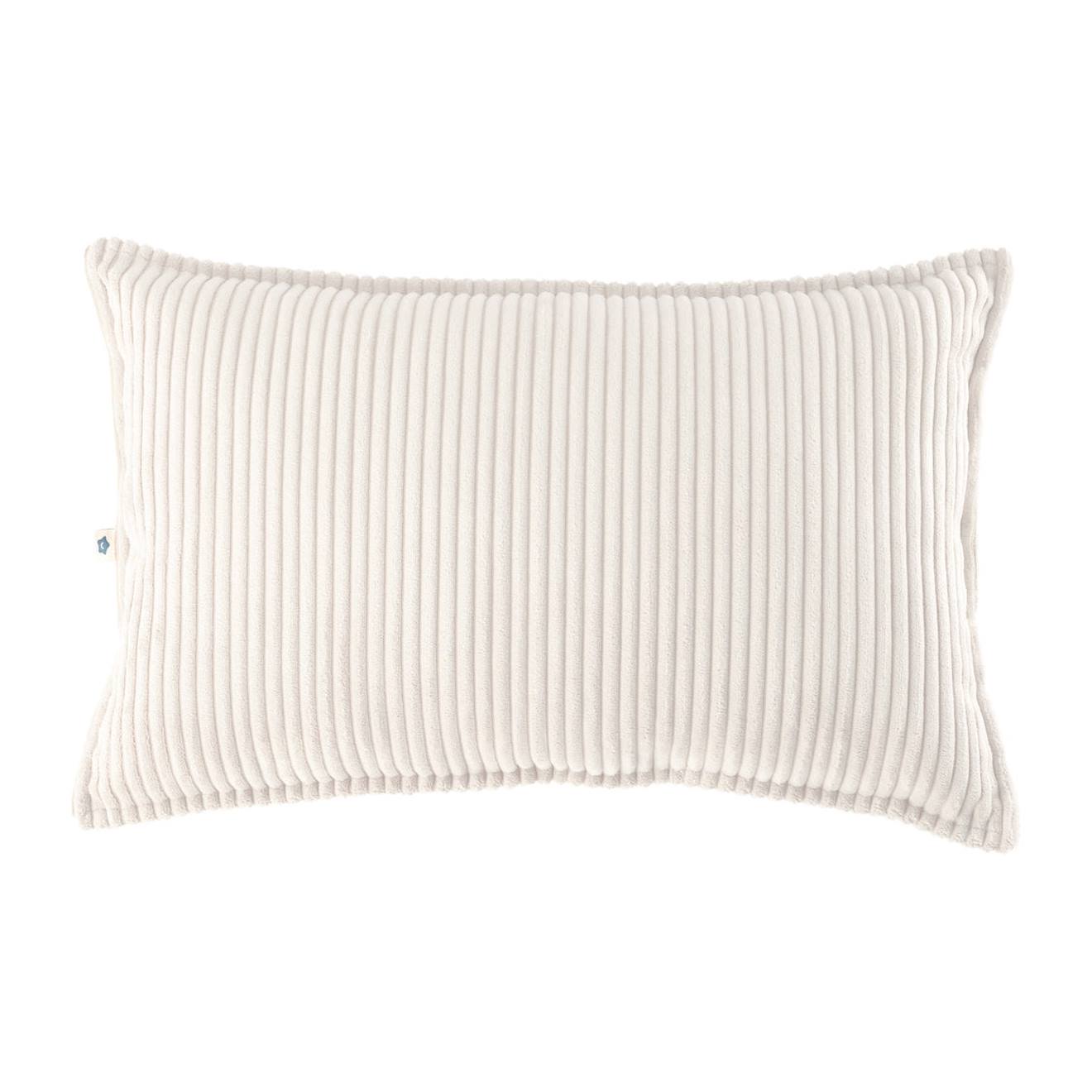 Wigiwama - Coussin Enfant Velours Côtelé Bolster Marshmallow