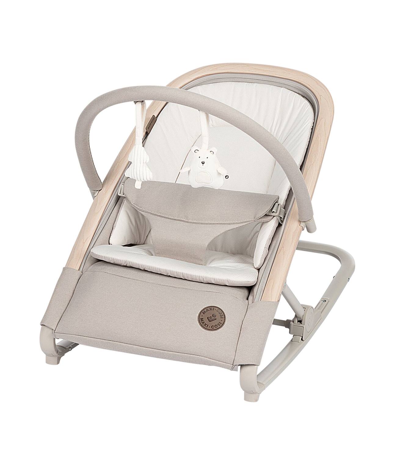 Transat Bébé Avec Fonction Balancelle Kori Eco Beige Classique