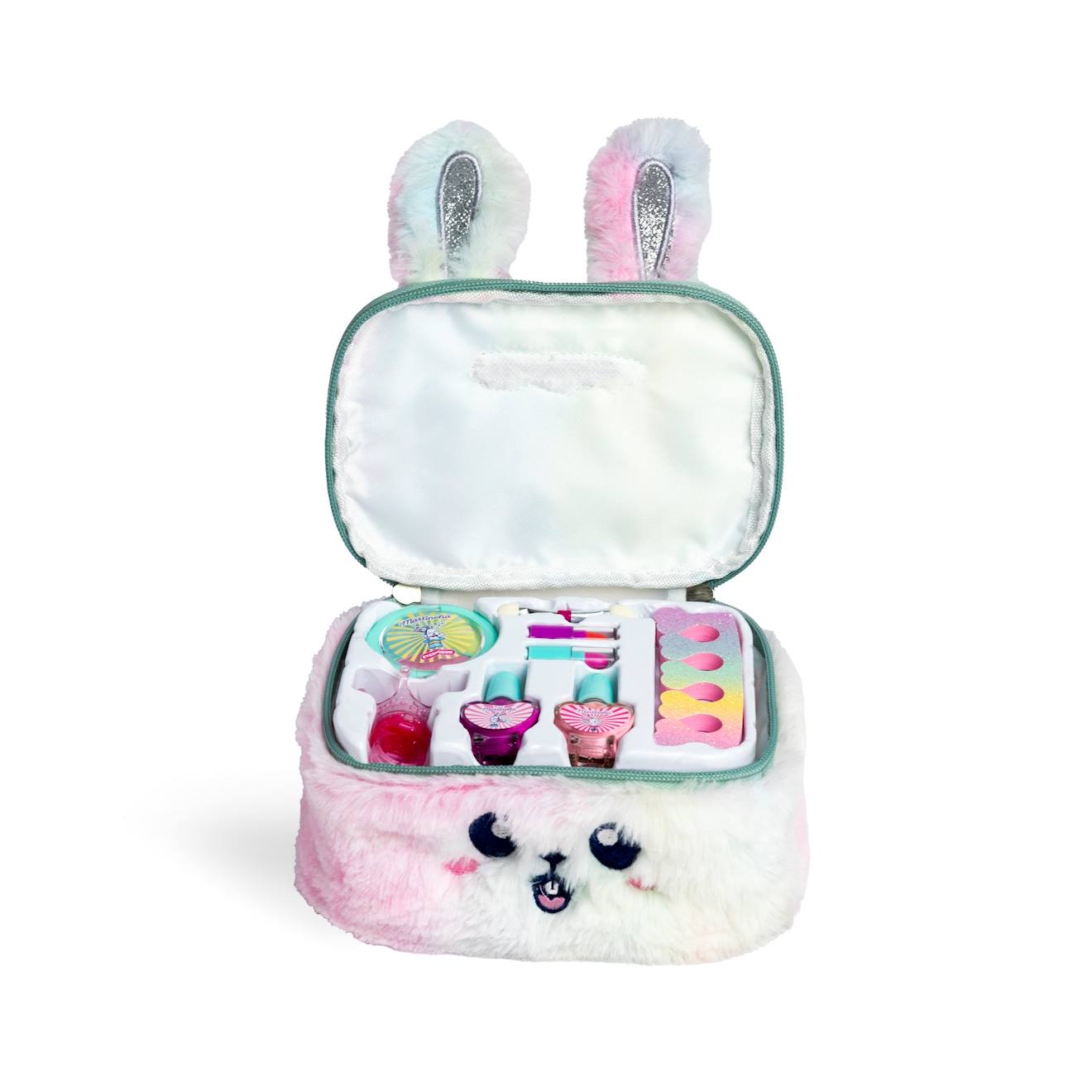 Martinelia - Vanity Peluche Lapin Avec Maquillage Multicolore