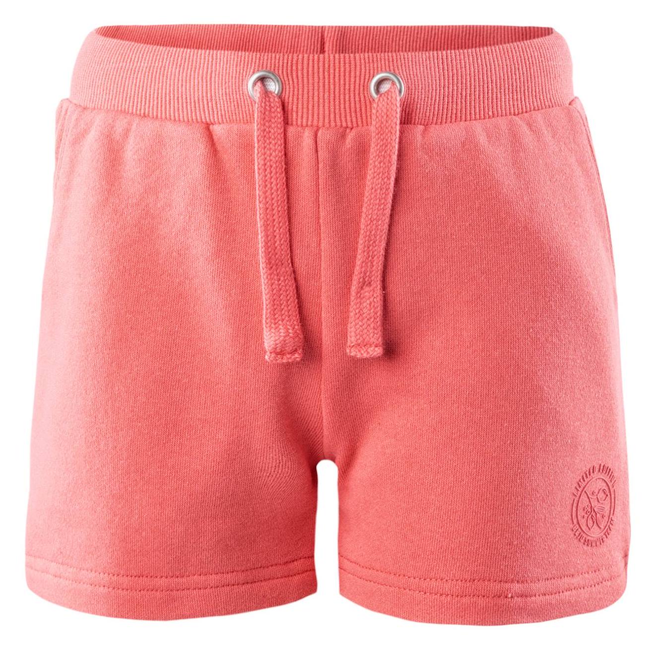 Short Coton Mira Rose Corail Vif