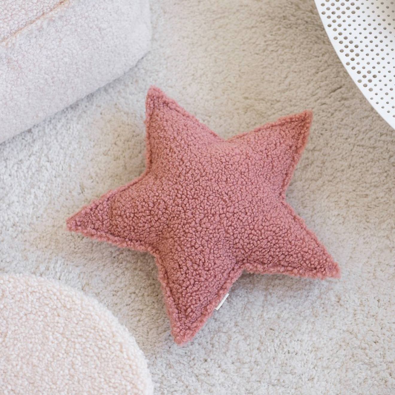 Coussin Enfant Étoile Bouclette Star Guava Pink