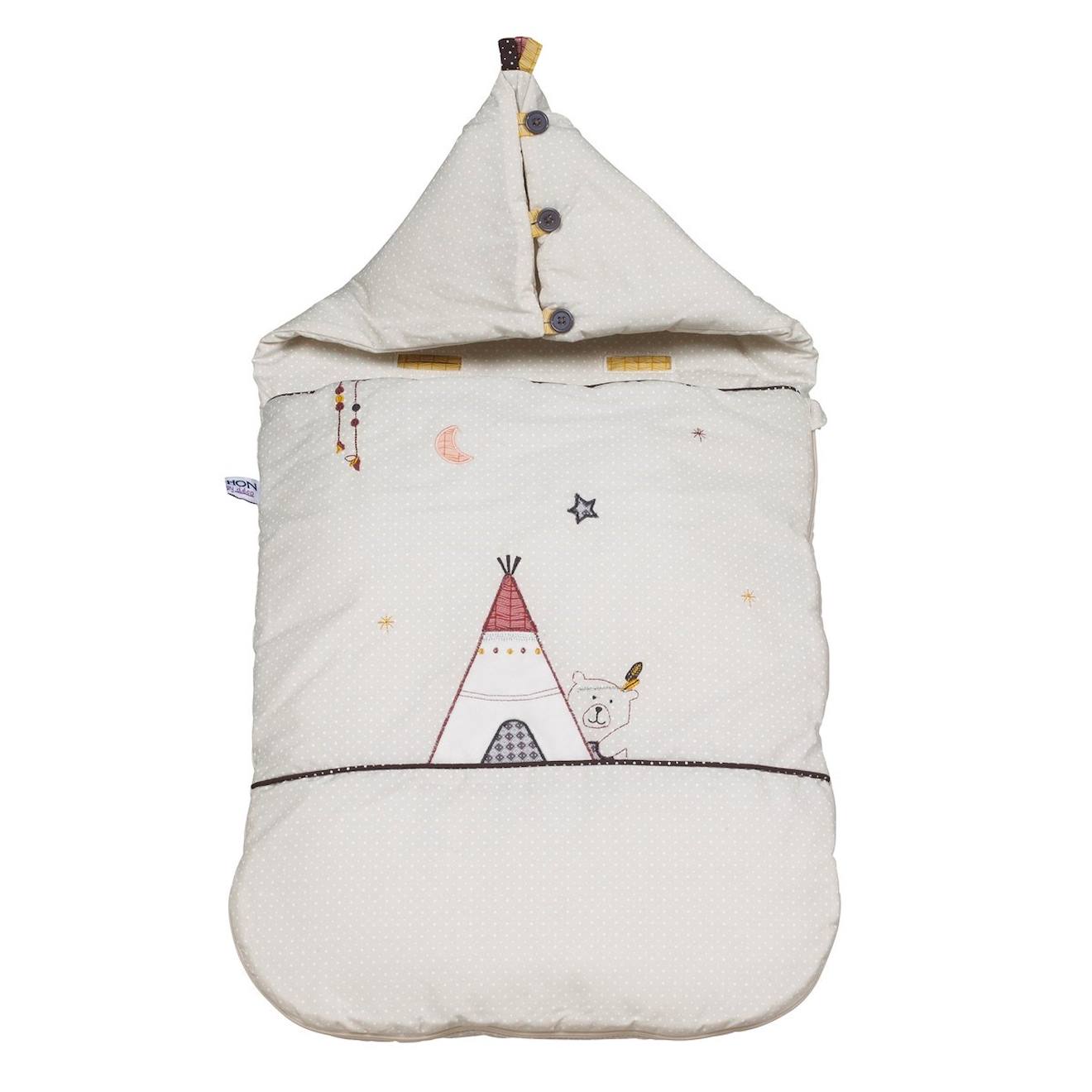Sauthon - Nid D'ange Nomade Bébé En Coton Beige