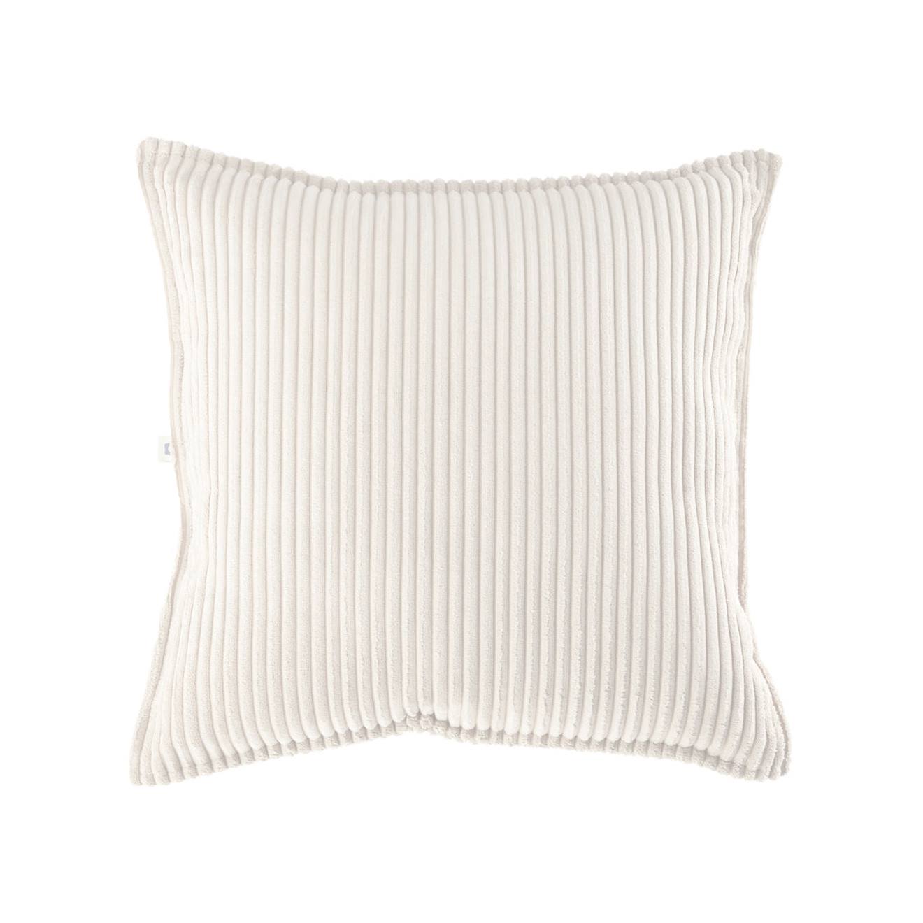 Coussin Velours Côtelé Block Marshmallow
