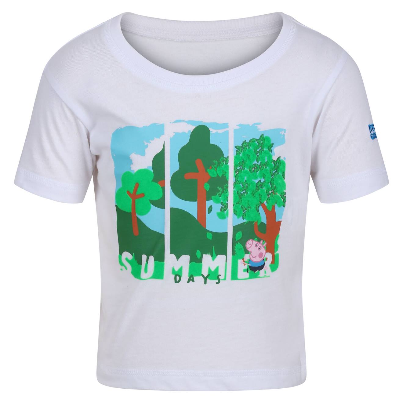 T-shirt Coton Bio Peppa Pig Blanc
