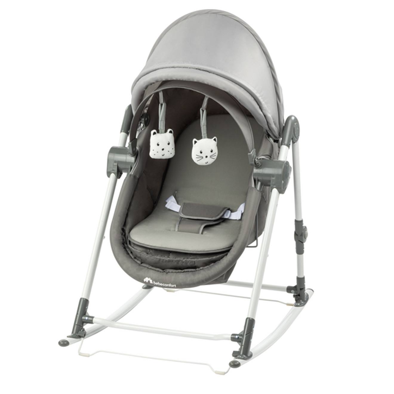 Transat Bébé Convertible En Berceau Calys Gris Mist