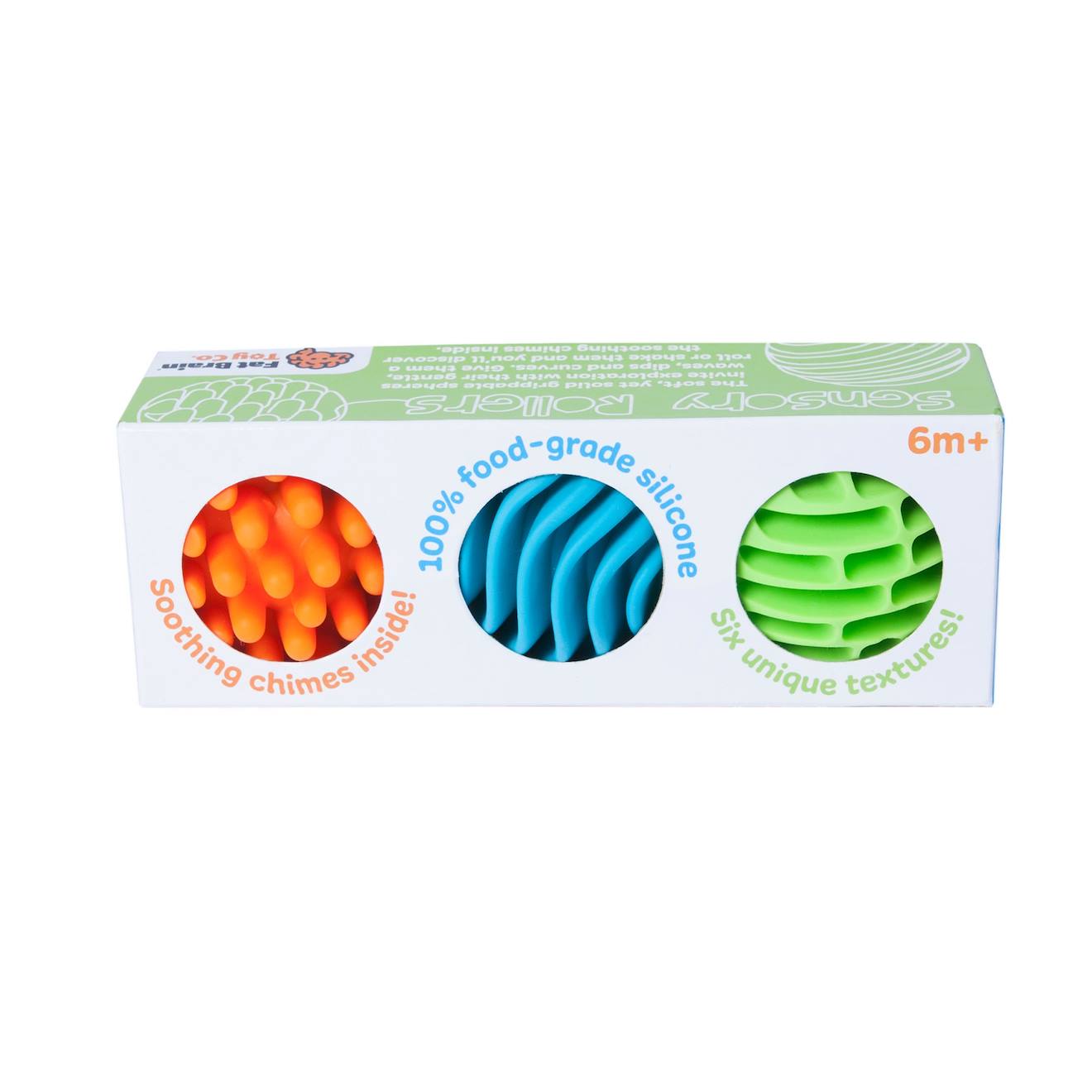 Sensory Rollers - 3 Balles De Préhension Multicolore