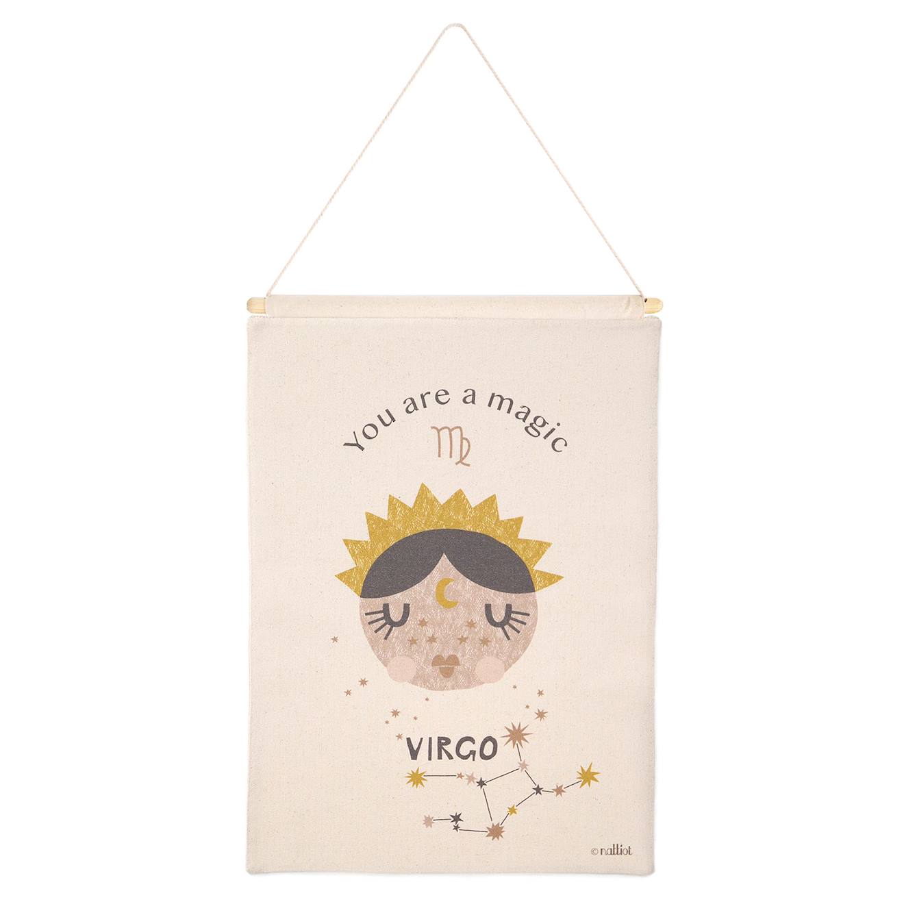 Déco Murale Chambre Enfant Zodiaque Baby Astro Vierge - Little Virgo