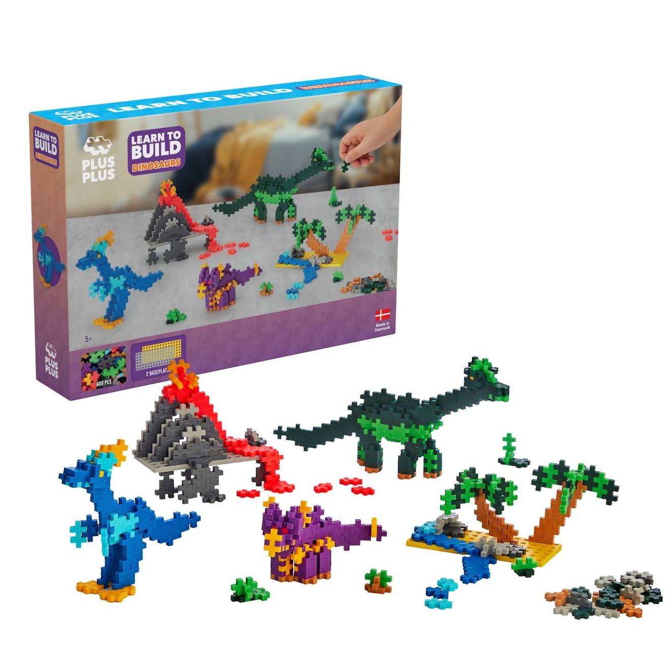Kit Découverte Dinosaures 600 Pcs Multicolore