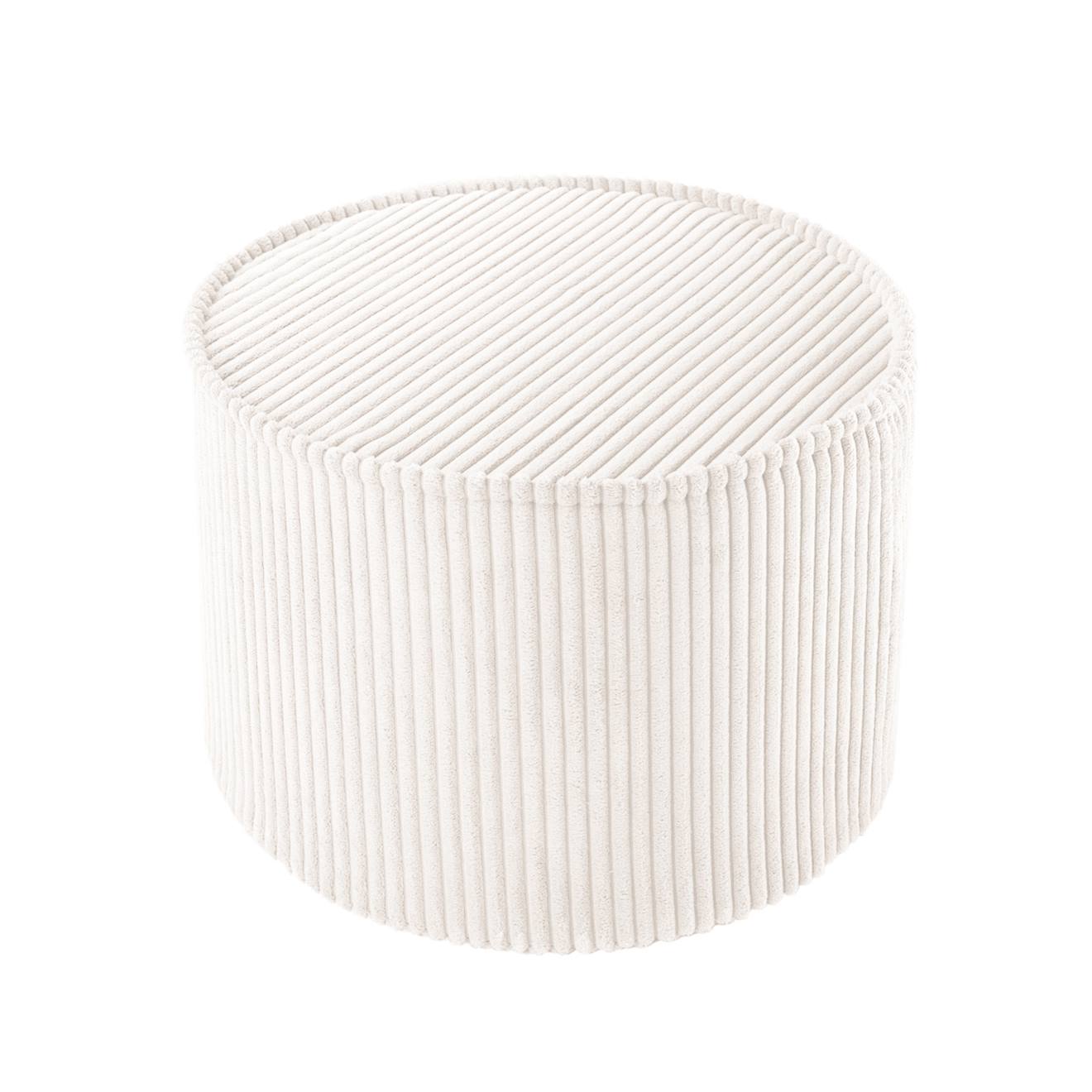 Wigiwama - Pouf Enfant Velours Côtelé Pouffe Marshmallow