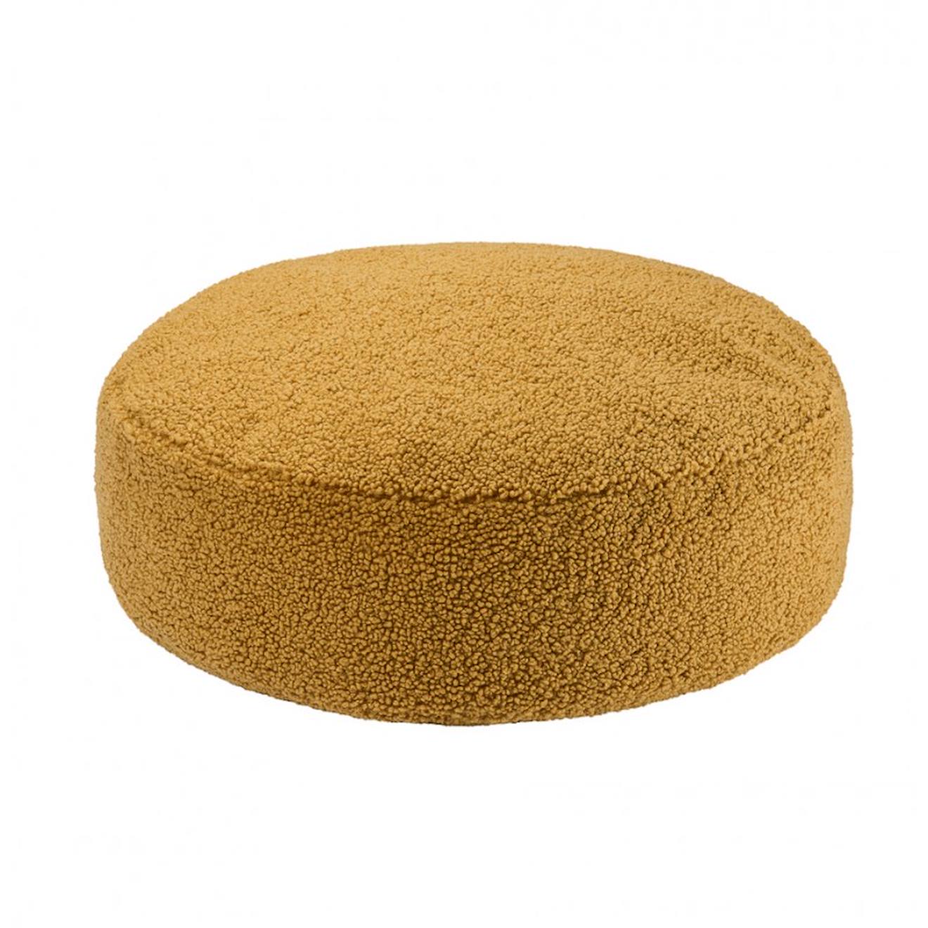 Wigiwama - Pouf Enfant Rond Bouclette Ottoman Maple