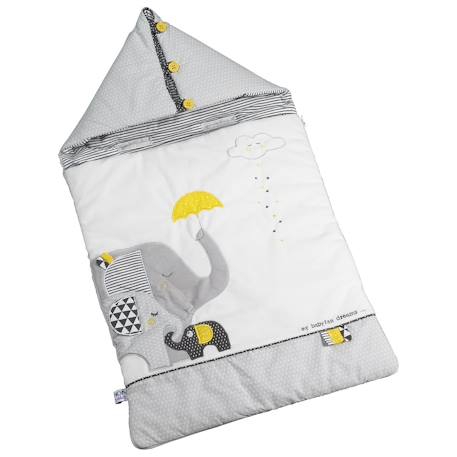 Sauthon - Nid D'ange Nomade Bébé En Coton - Babyfan Gris