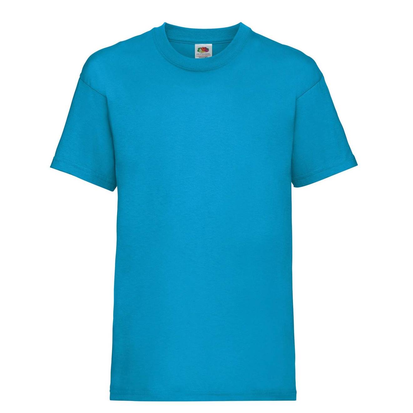 T-shirt Coton Valueweight Azur