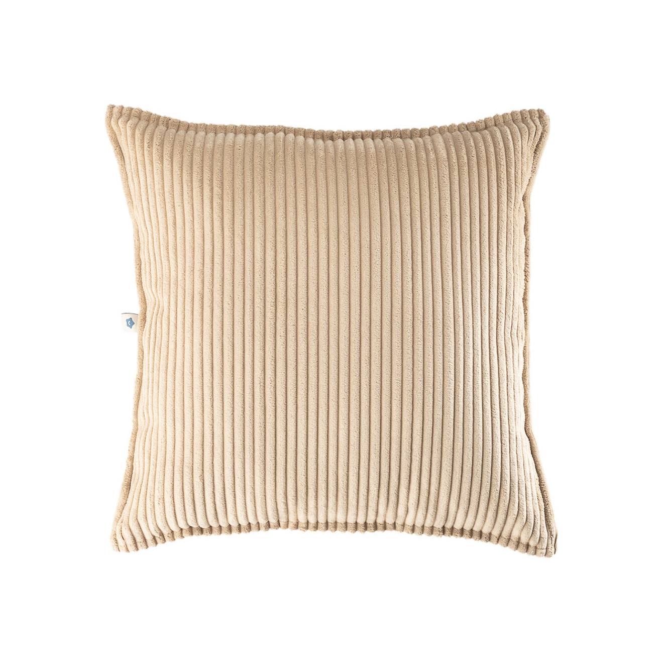 Coussin Velours Côtelé Block Brown Sugar