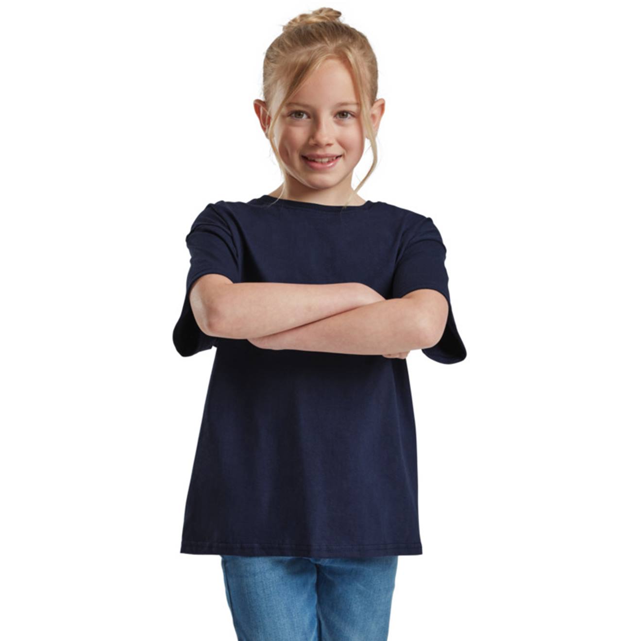 T-shirt Coton Valueweight Bleu Marine