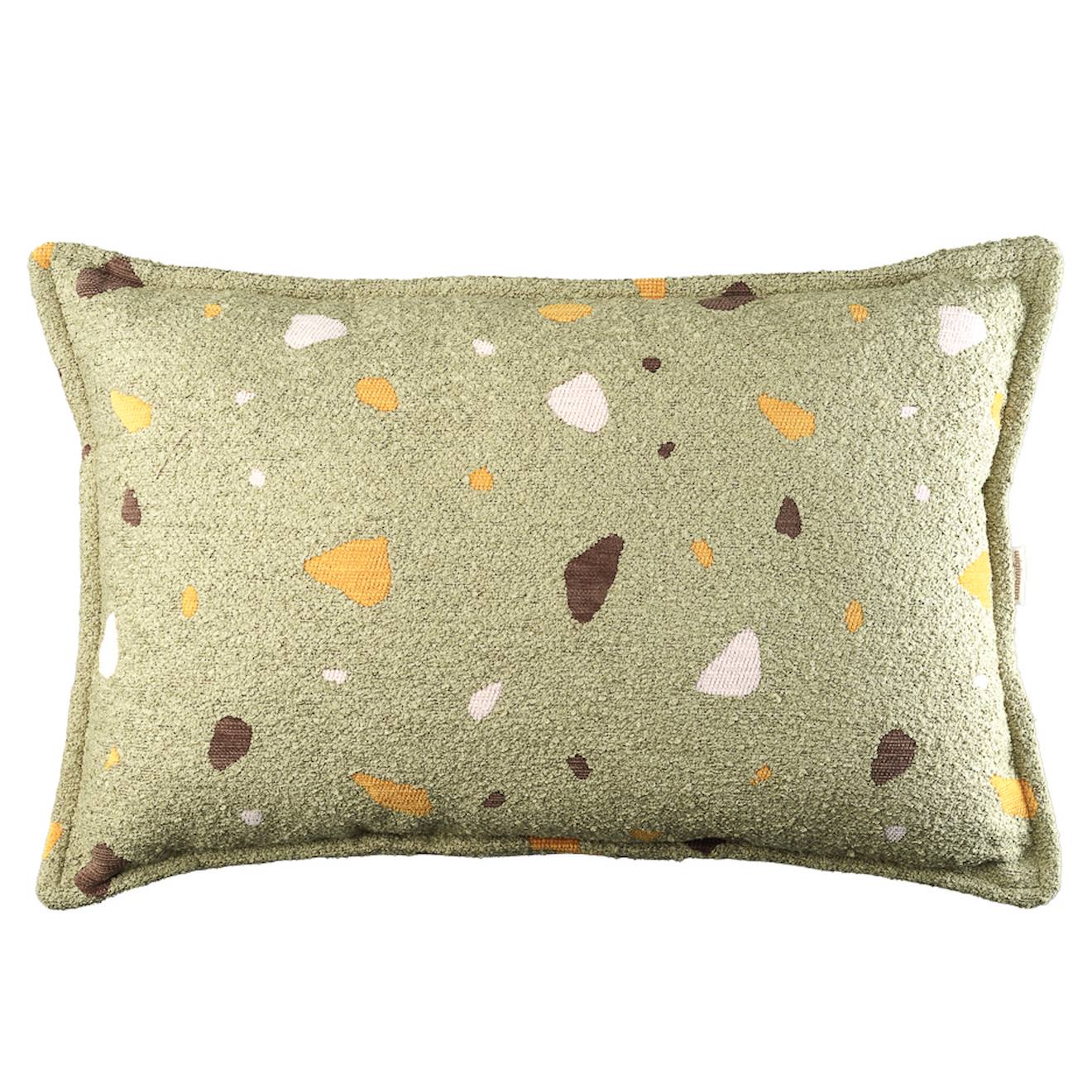 Coussin Enfant Terrazzo Bolster Moss