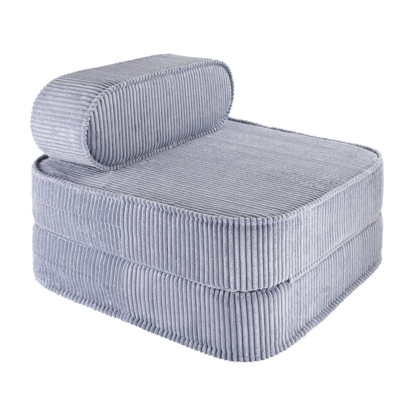 Wigiwama - Chauffeusse Enfant Velours Côtelé Flip Blueberry Blue