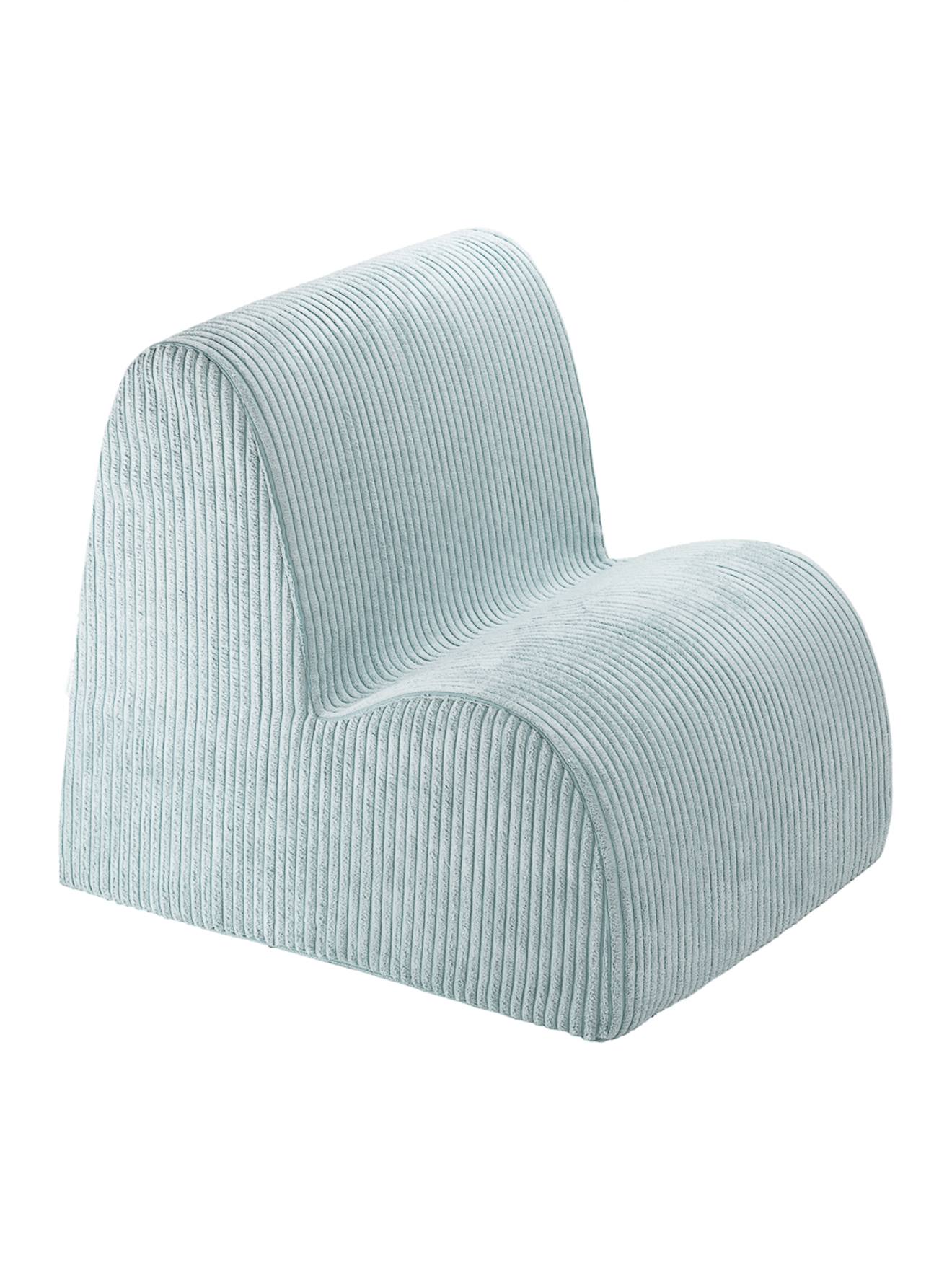 Fauteuil Enfant Velours Côtelé Nube Peppermint Green