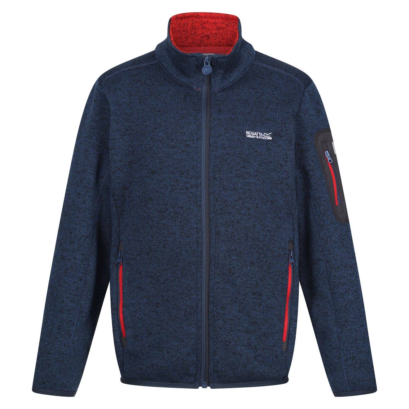 Veste Polaire Polyester Newhill Denim Sombre / Rouge Danger