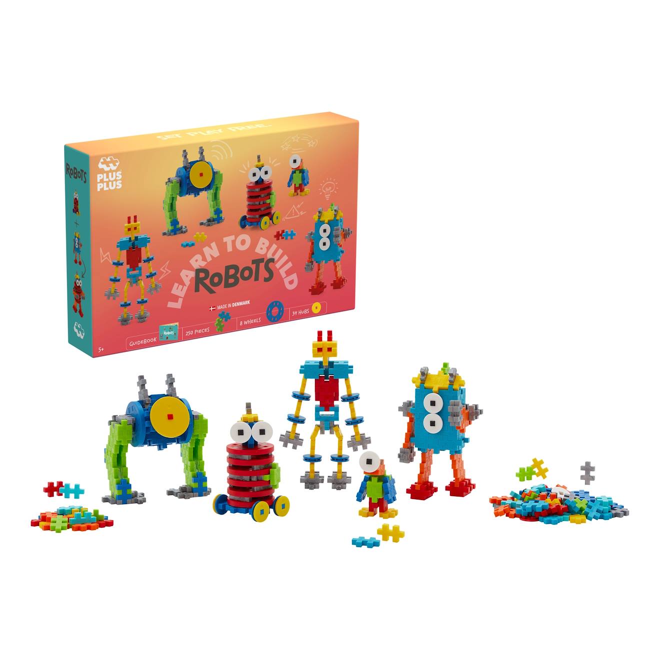 Kit Découverte Robots 250 Pcs Multicolore