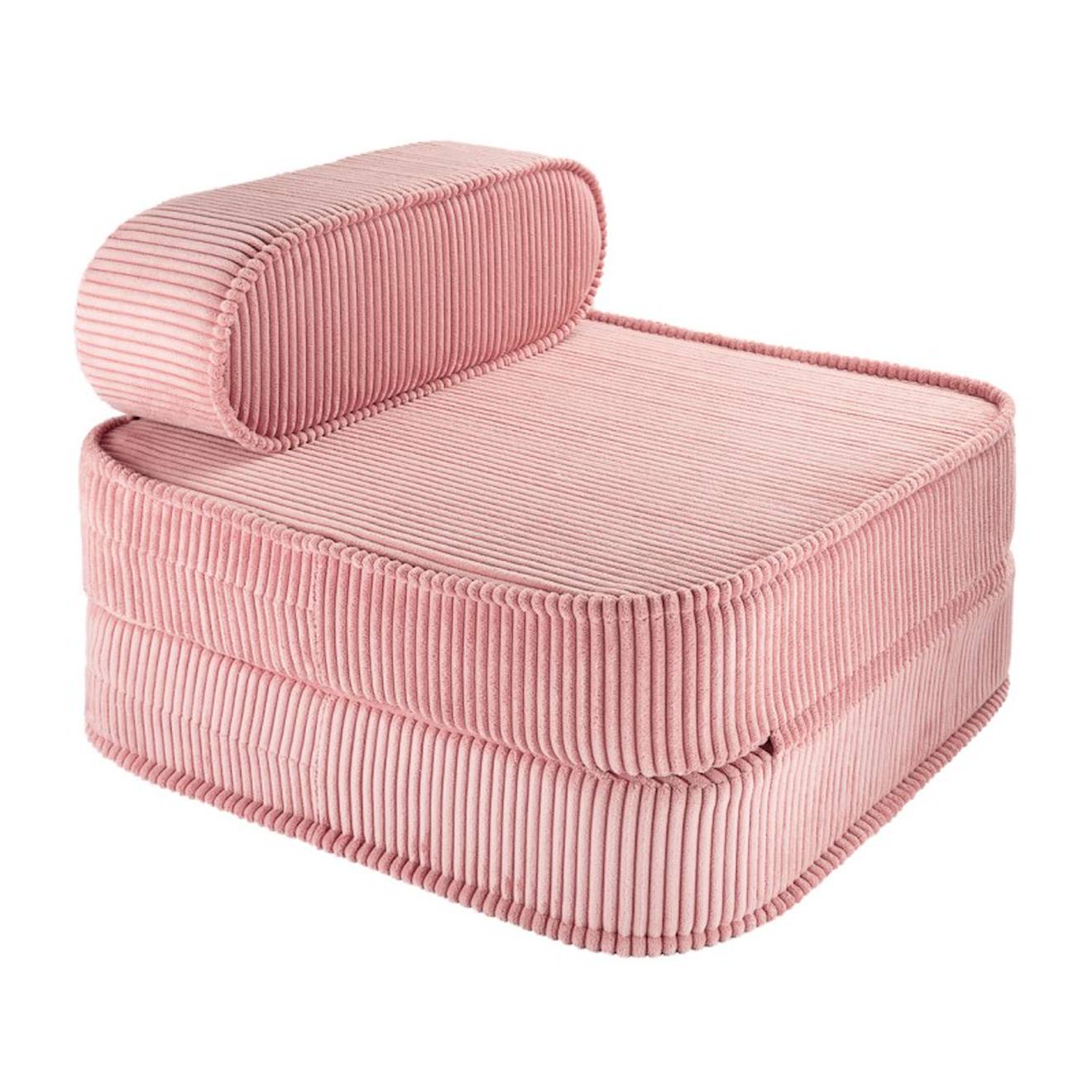 Wigiwama - Chauffeusse Enfant Velours Côtelé Flip Pink Mousse