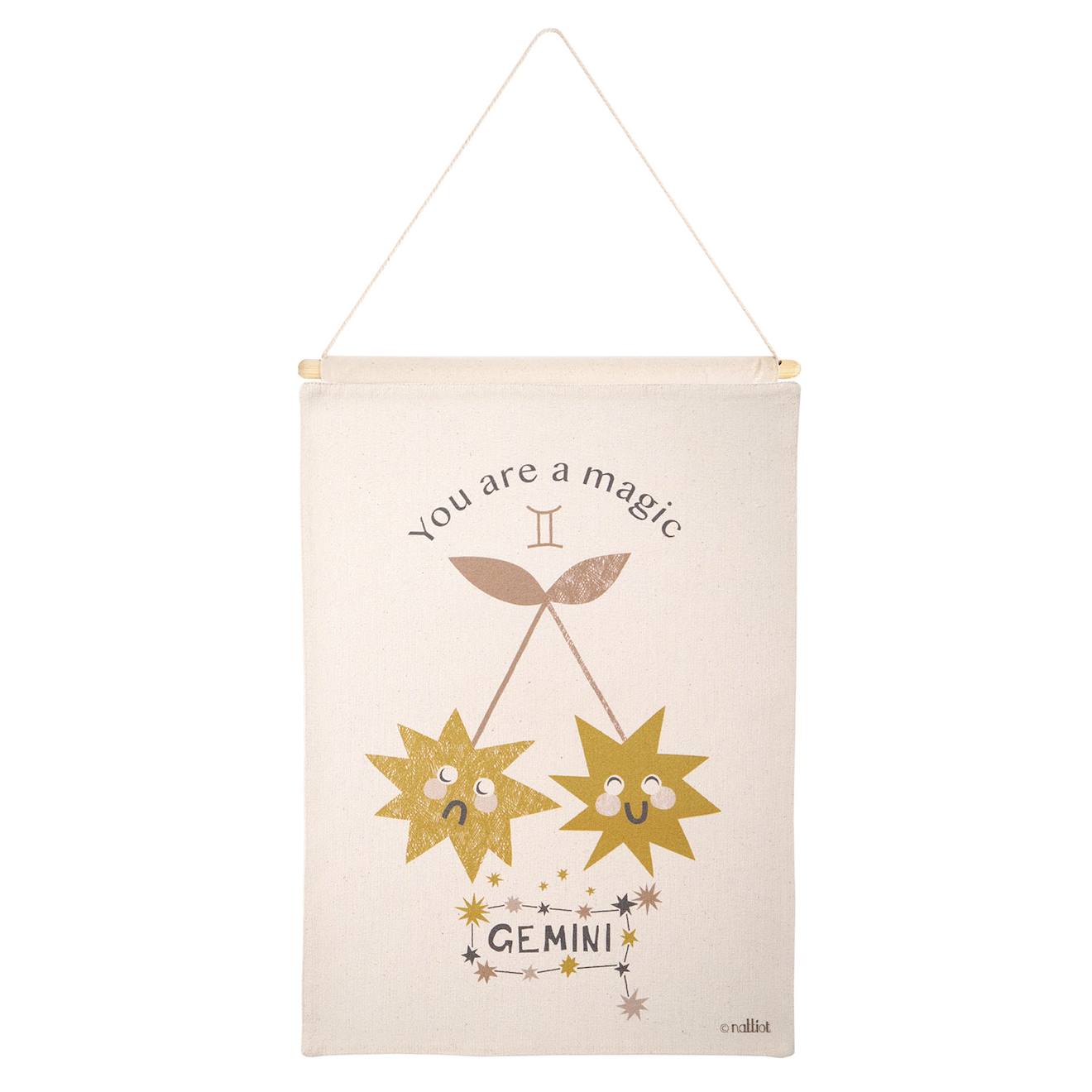 Déco Murale Chambre Enfant Zodiaque Baby Astro Gémeaux - Little Gemini