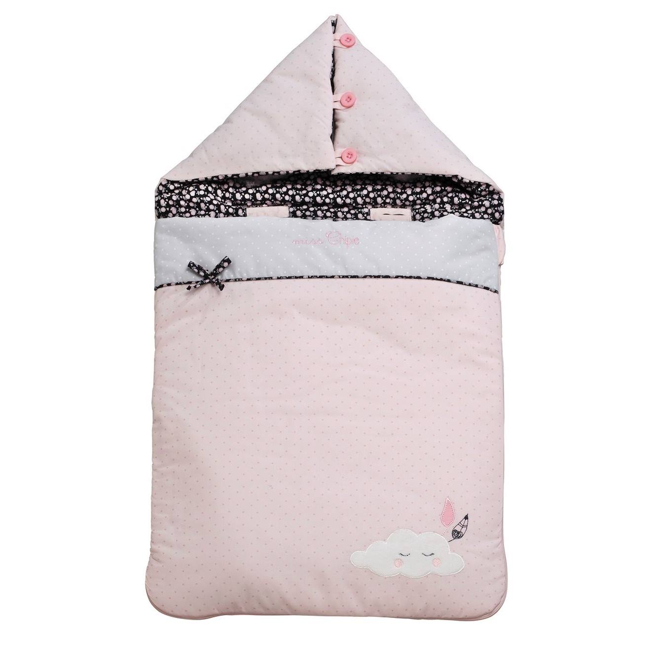 Sauthon - Nid D'ange Nomade En Coton Rose