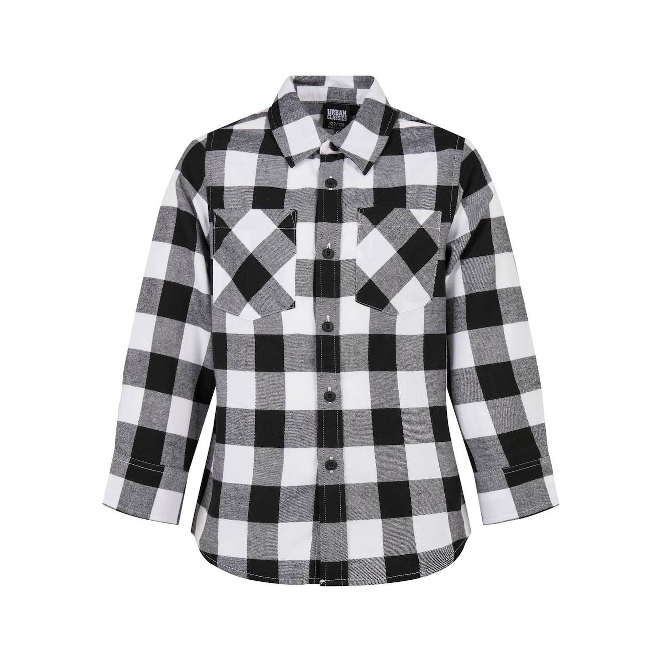 Chemise Coton Noir / Blanc