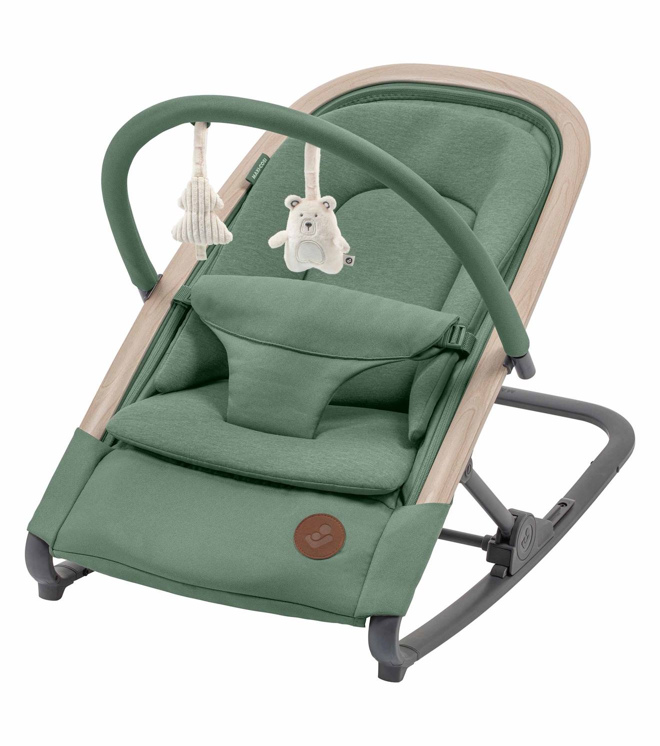 Transat Bébé Avec Fonction Balancelle Kori Eco Vert Beyond