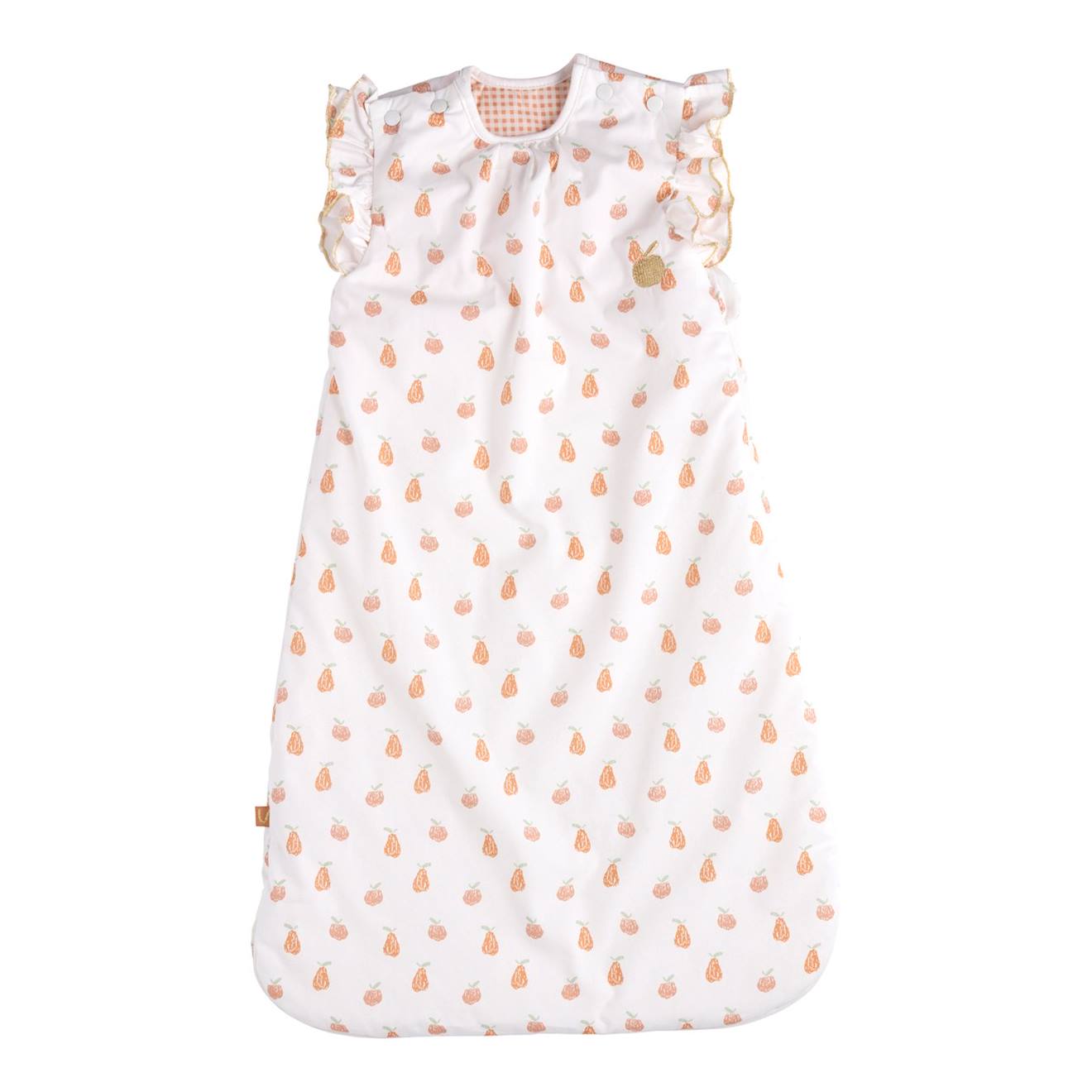 Gigoteuse Ouatinée À Volants En Coton - Botanica Blanc