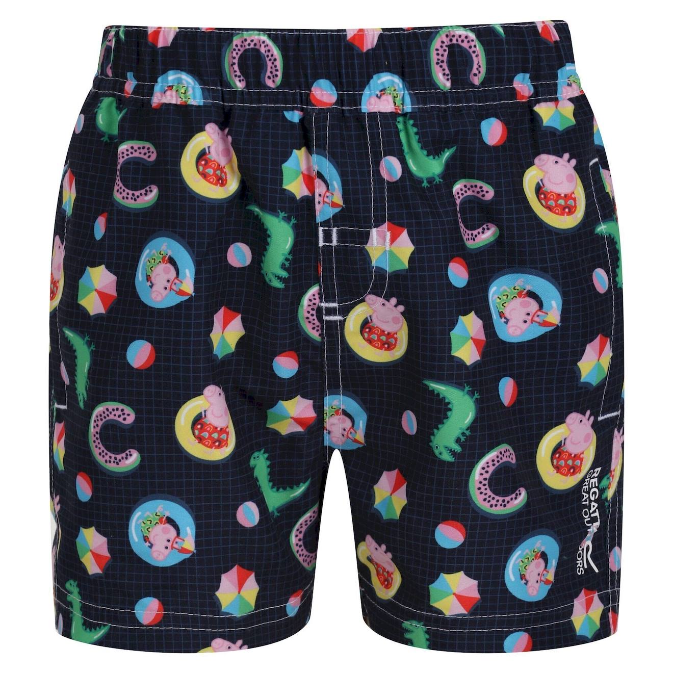Short De Bain Polyester Peppa Pig Splash Bleu Marine