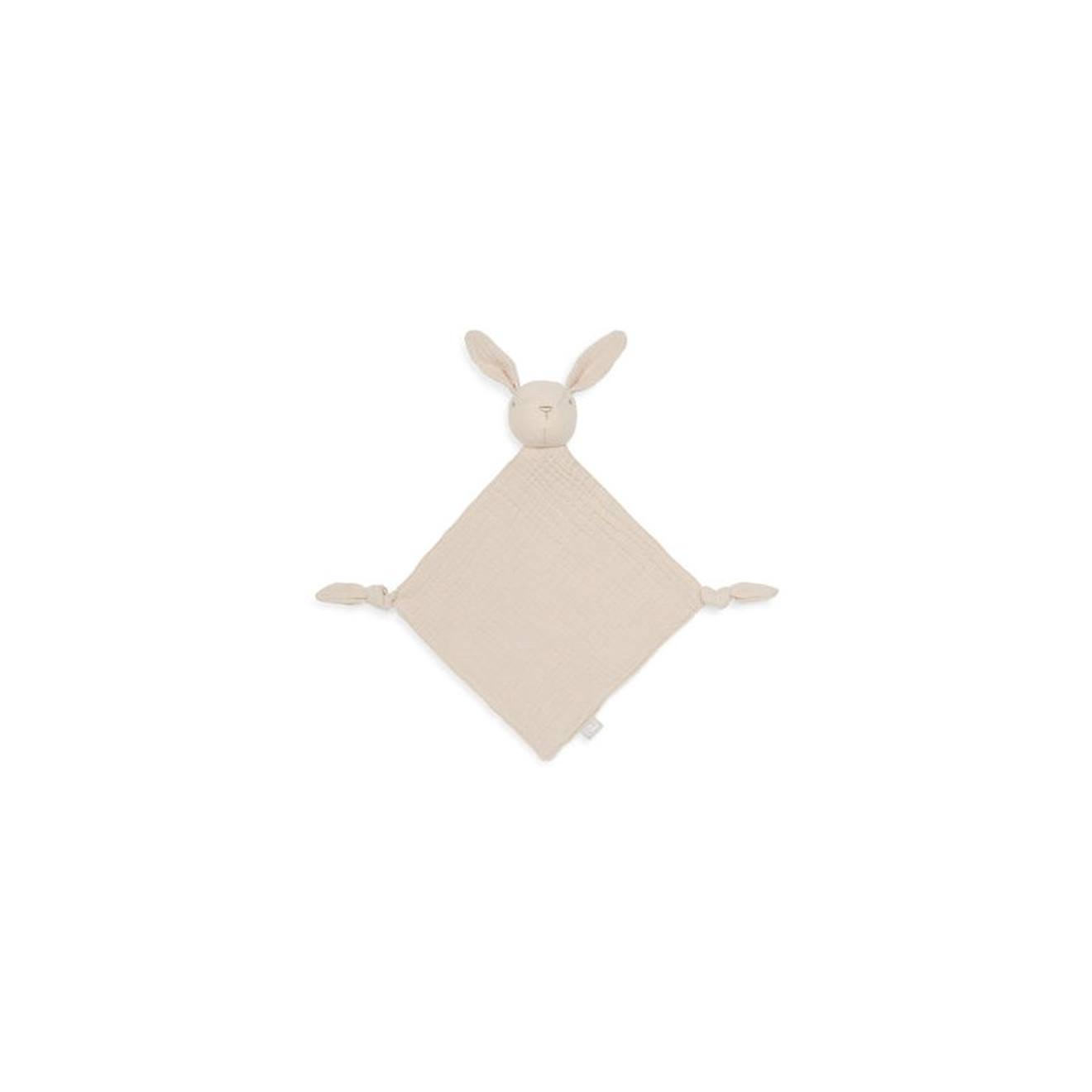 Attache Sucette Bunny Ears En Coton Beige