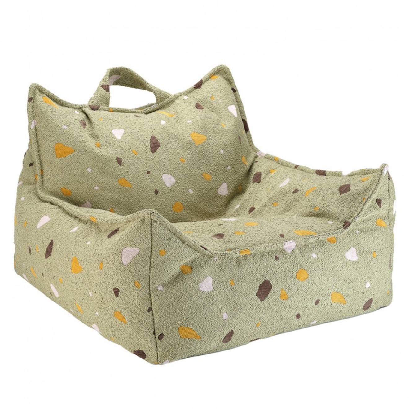 Pouf Enfant Terrazzo Moss
