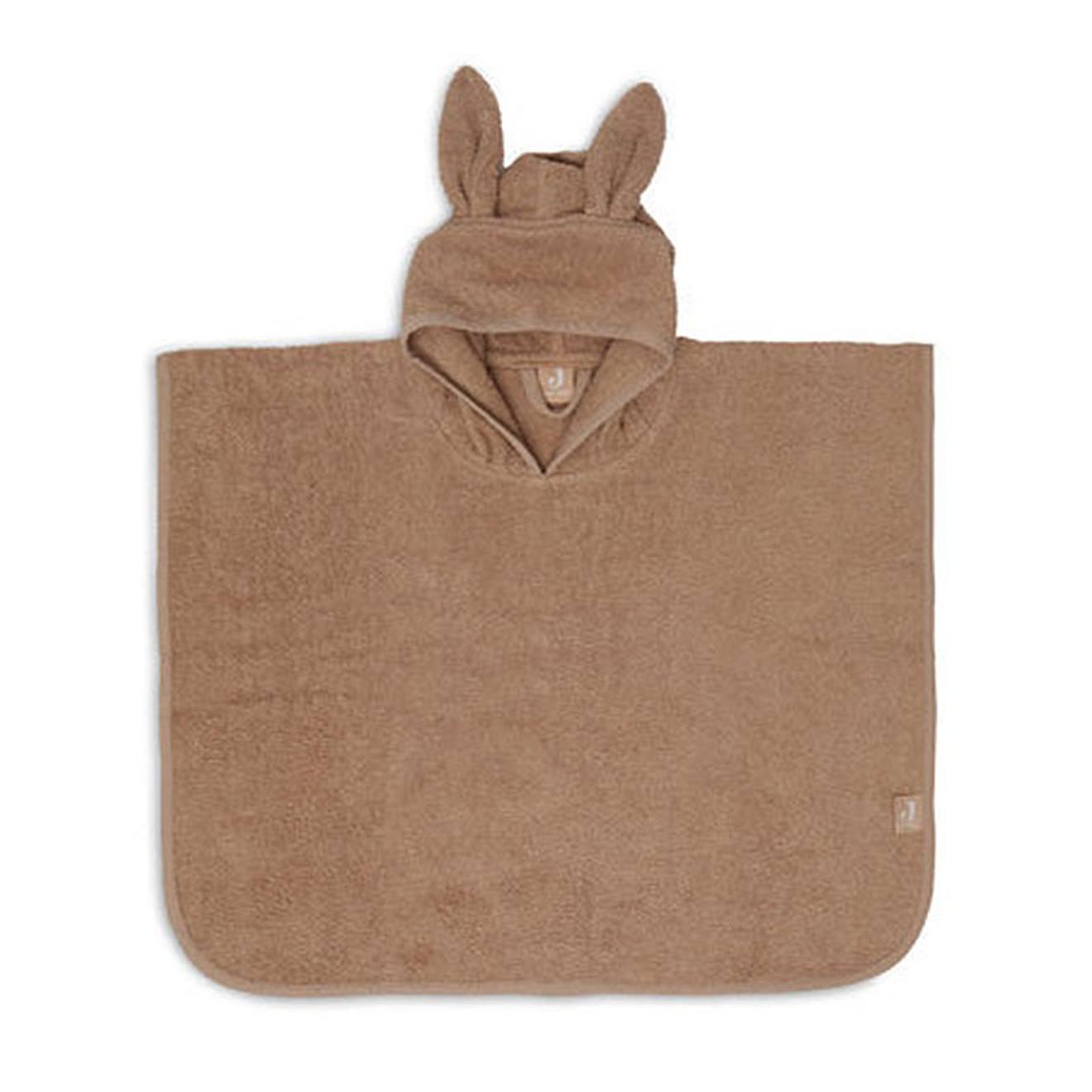 Poncho De Bain Éponge En Coton Biscuit