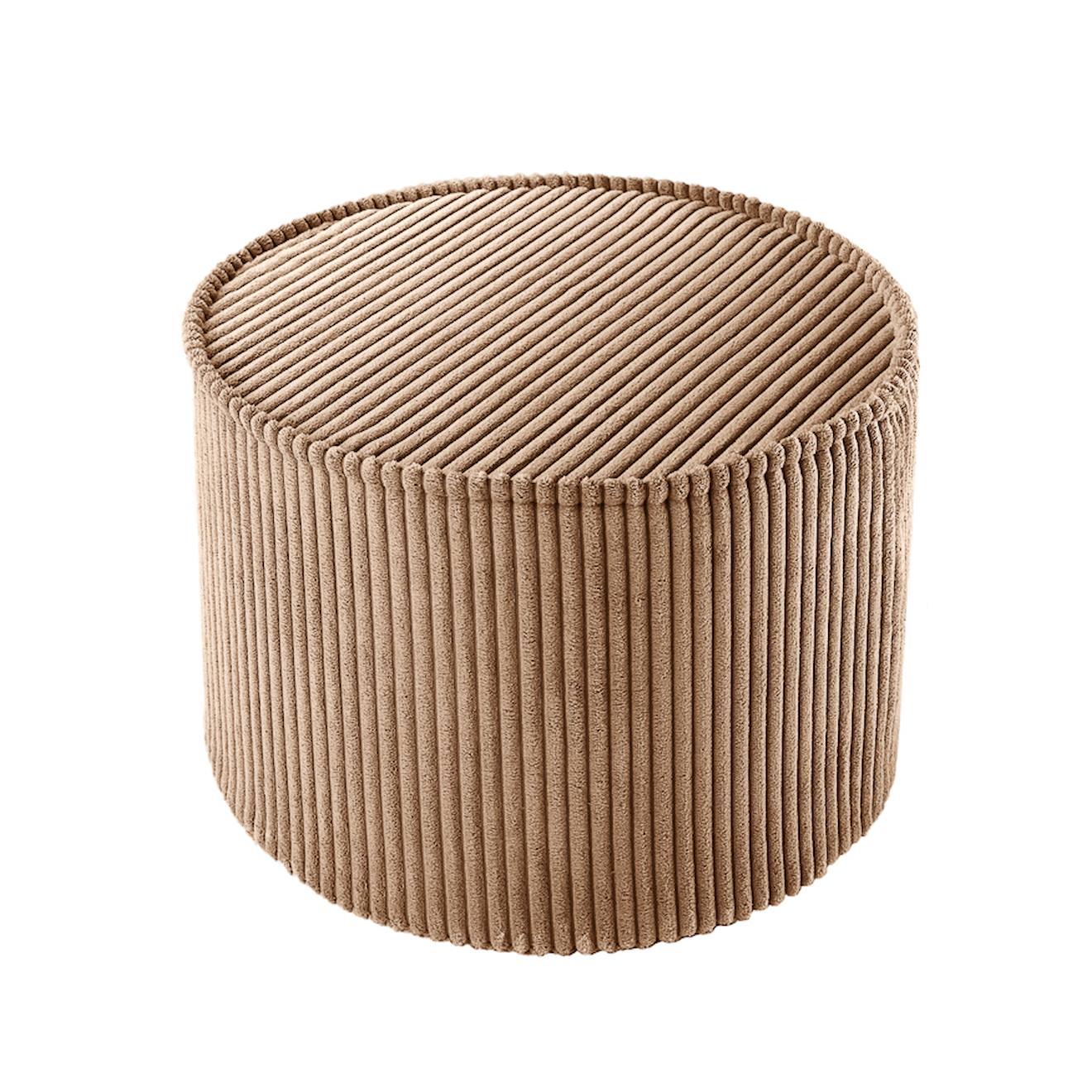 Wigiwama - Pouf Enfant Velours Côtelé Pouffe Toffee