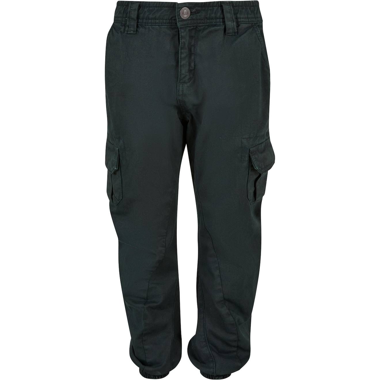 Pantalon De Jogging À Poches Coton Vert Bouteille
