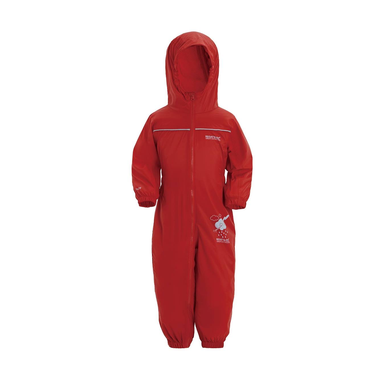 Combinaison Imperméable Bébé Polyamide Puddle Iv Rouge
