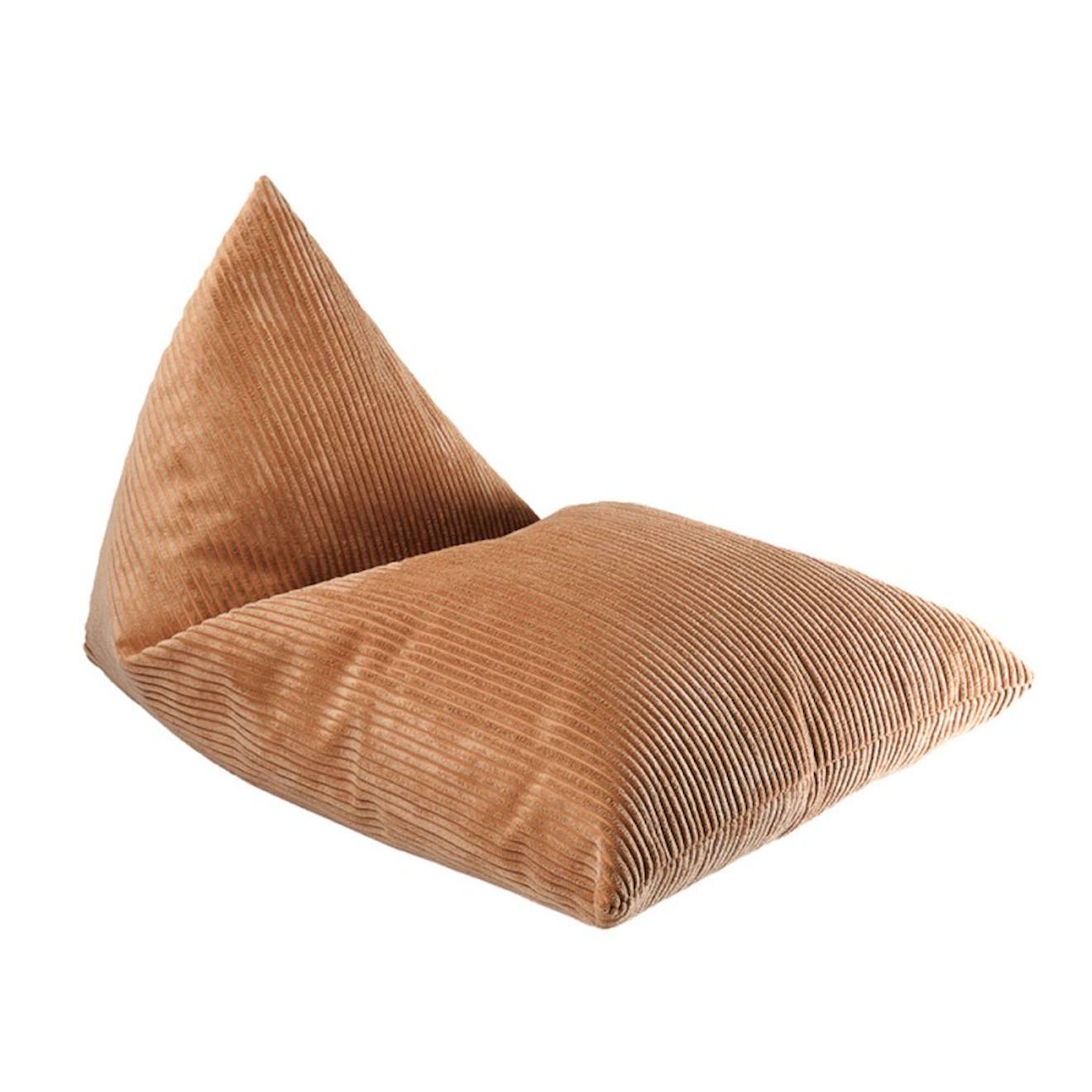 Wigiwama - Pouf Enfant Velours Côtelé Big Lounger Toffee