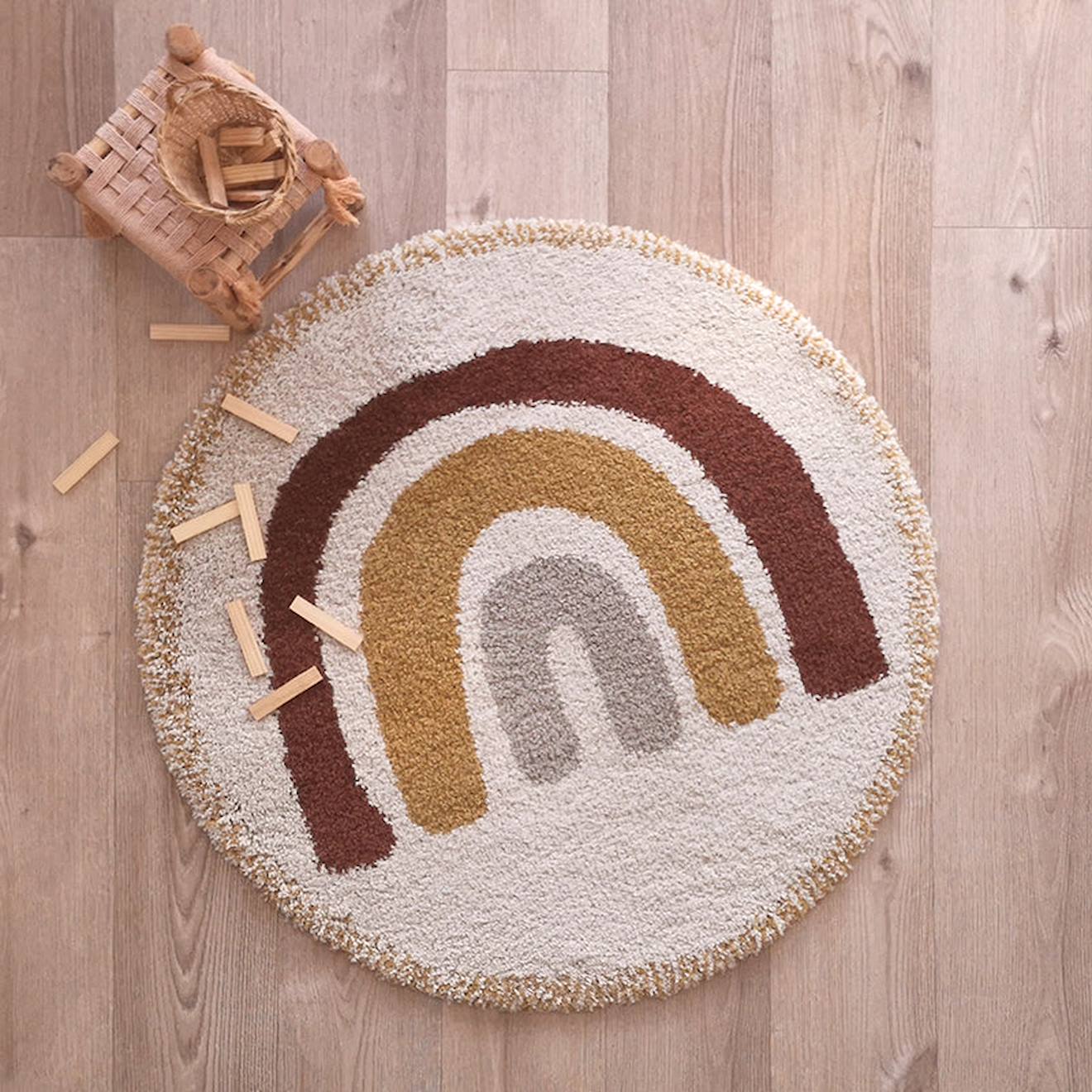 Nattiot - Tapis Enfant Arc En Ciel Bohemian Rainbow Multi