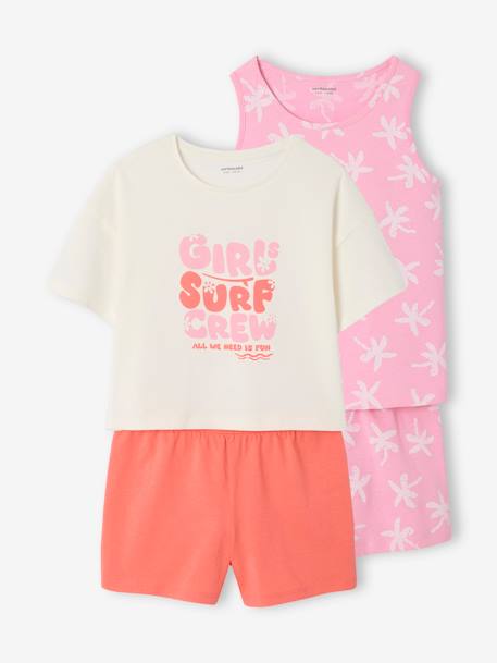 Fille-Lot de 2 pyjashorts surf fille