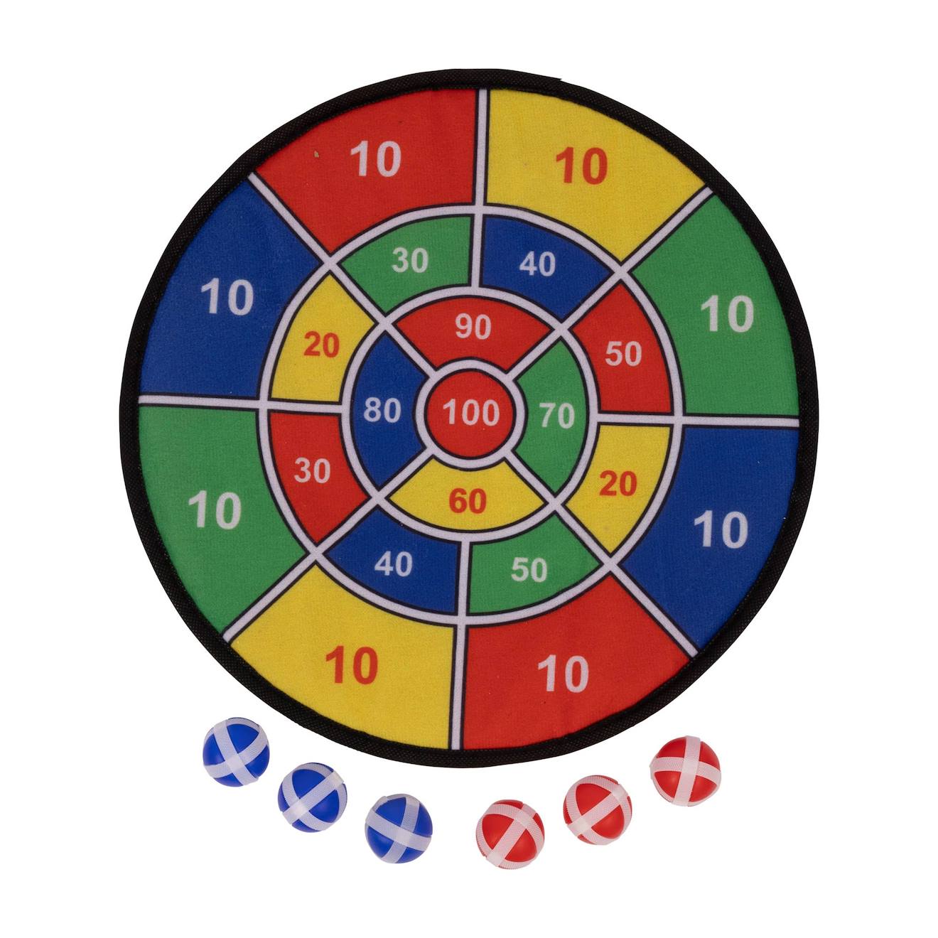 Cible De Flechettes Multicolore