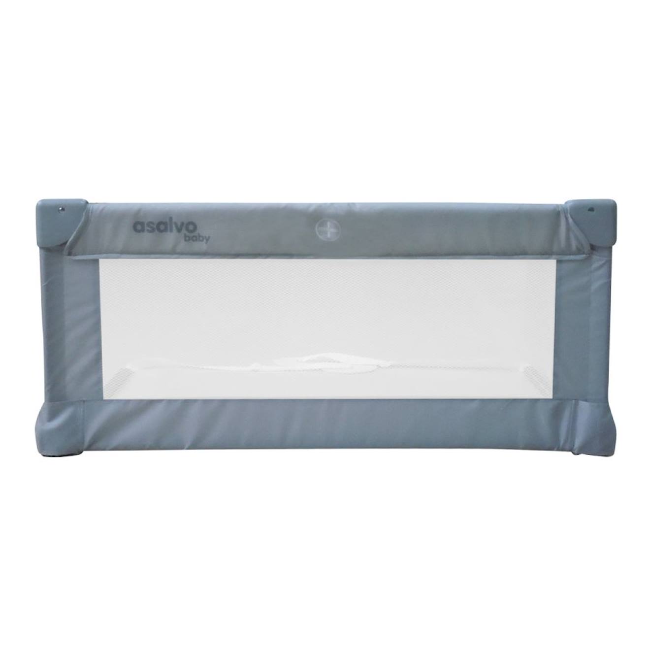 ASALVO - Barrière De Lit Filet 90cm Lavable Gris