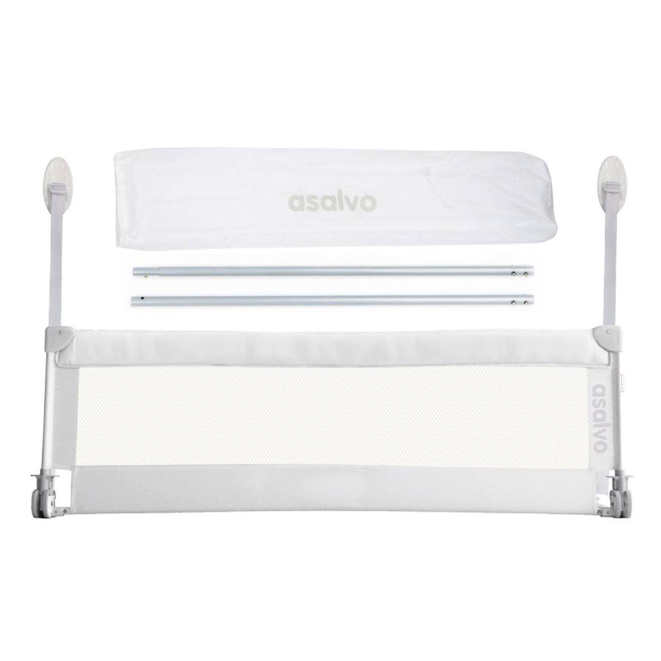 Barrière De Lit Asalvo 150 Cm - Protection Anti-chute Pour Enfant, Rabattable, Extra Haute, Avec Sac De Transport (beige) - 5