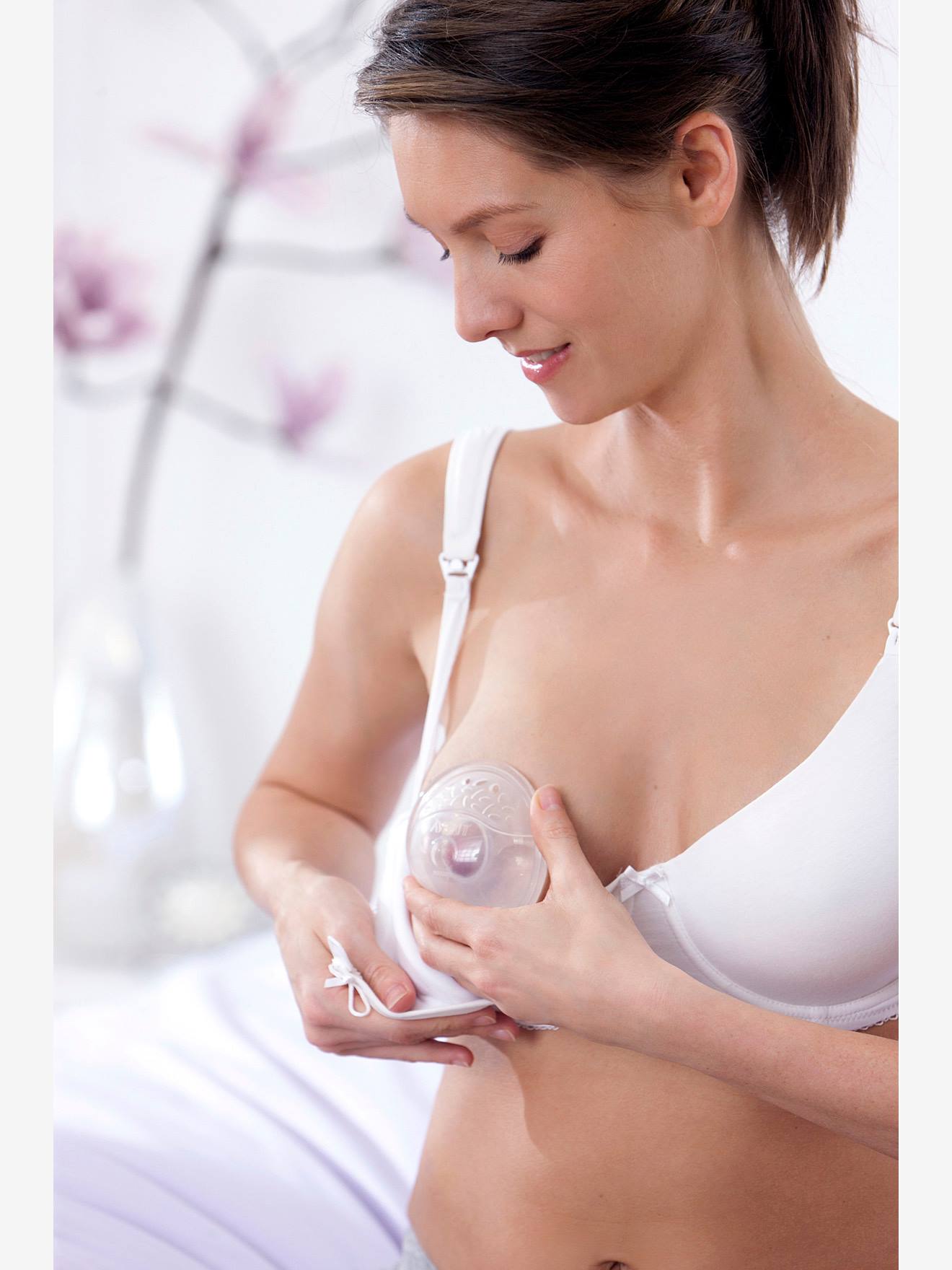 Lot de 4 coquilles d'allaitement + coussinets Philips AVENT Confort transparent (Philips Avent) - Image 2